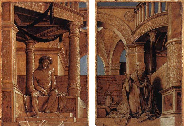 Diptych with Christ and the Mater Dolorosa